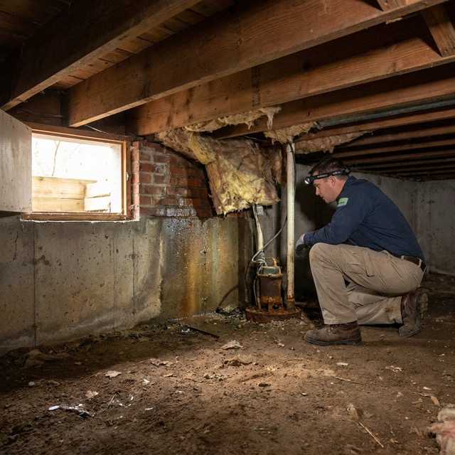 crawl space repair Virginia - common problems and warning signs