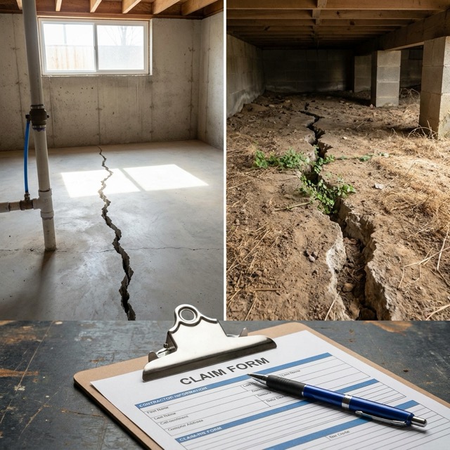 foundation damage insurance claim Florida - covered vs excluded causes