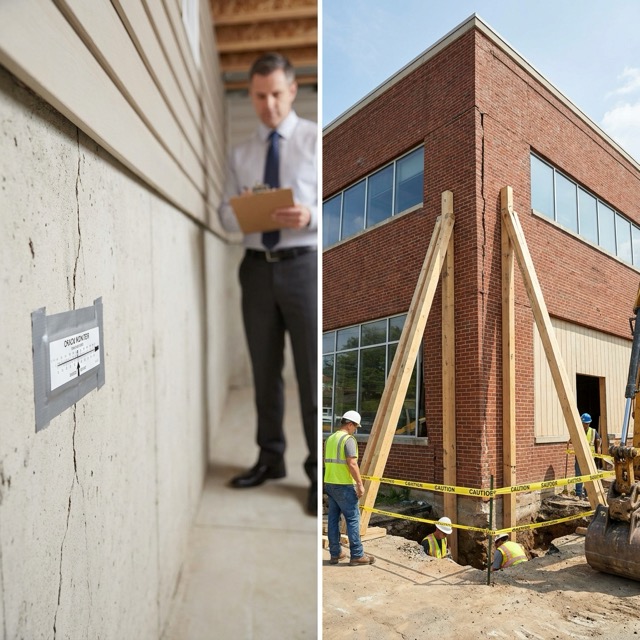 foundation problem severity scale Florida - monitoring vs emergency repair